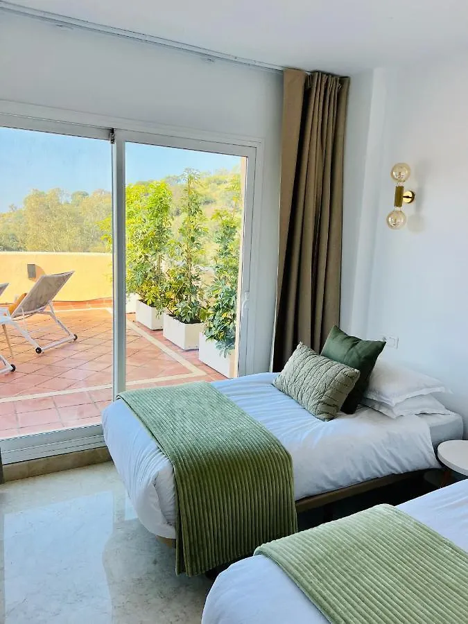 דירה מארבלה Penthouse Au Calme Avec Vue Mer Nature Environnante Et Tres Grandes Terrasses